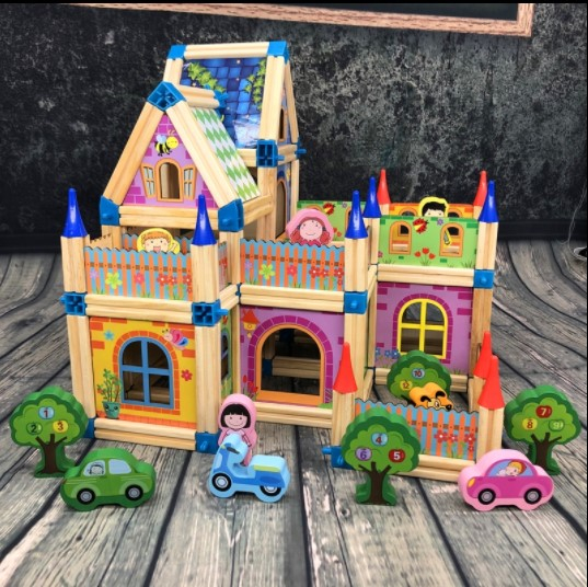 Set de construit din lemn Micul Arhitect [5]