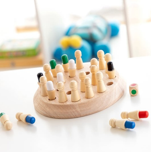 Joc de memorie din lemn - Memory Chess [5]
