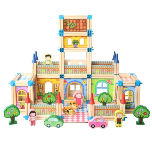 Set de construit din lemn Micul Arhitect [6]