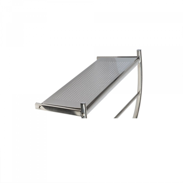 Suport pentru prosop cu trei bare fixe de 50 cm si etajera [3]