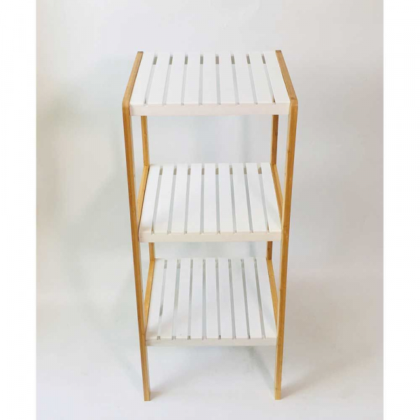 Raft din bambus cu 3 polite 33x34x79 cm [2]