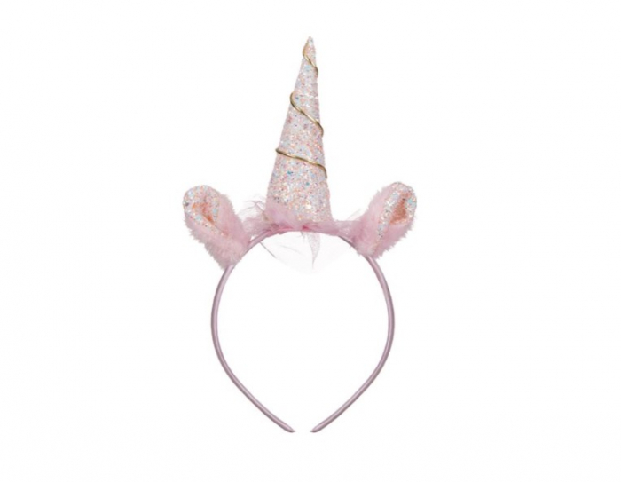 Oem Bentita pentru fetite cu urechi si corn unicorn