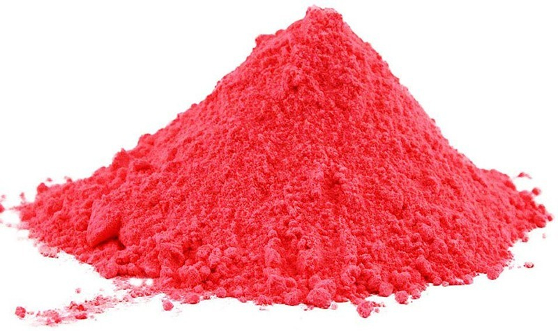 Pudra neon uv Holi din ingrediente naturale, rosu uv, 100 grame