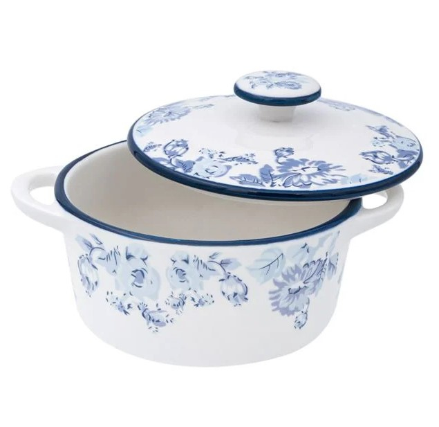 Set format din 6 boluri de servit din ceramica cu manere si capac pentru supa [3]