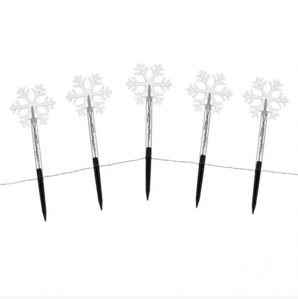 Luminite decorative de Craciun cu design in forma de fulg de zapada [2]