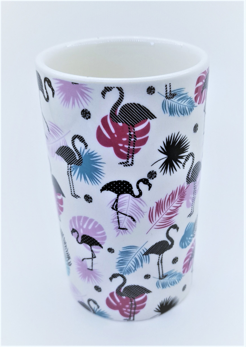 Set 4 accesorii baie din ceramica Model Flamingo [3]