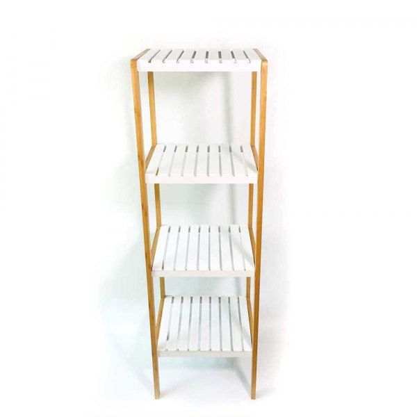 Raft din bambus cu 4 polite 33x34x119 cm [2]