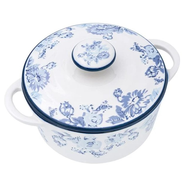 Set format din 6 boluri de servit din ceramica cu manere si capac pentru supa [4]