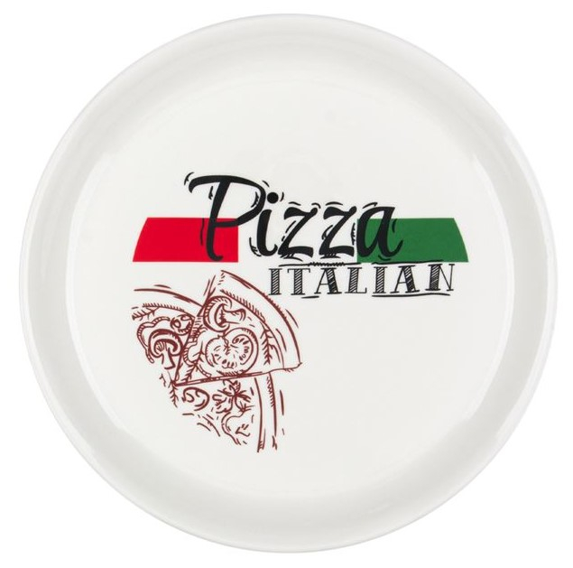 Set format din 6 farfurii pentru pizza din portelan [2]