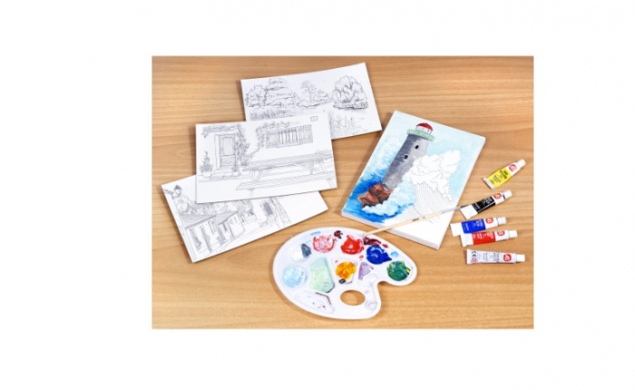 Set creativ pentru desen - Mini Atelierul de pictura [3]