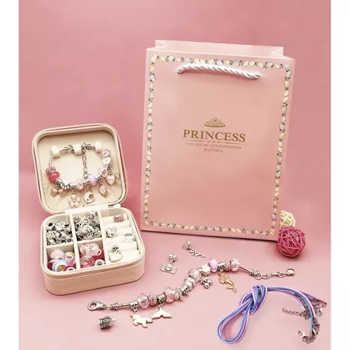 Set creatie bratari pentru fetite cu cutie si punga cadou incluse [3]