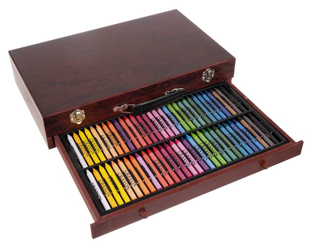 Set de desen si pictura pentru copii cu 143 piese in cutie de lemn tip servieta [4]