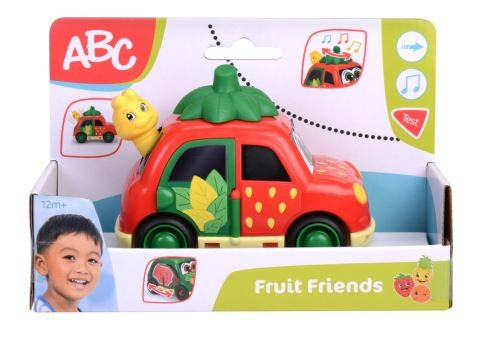 Abc Fruit Friends Masinuta Capsuna 12Cm