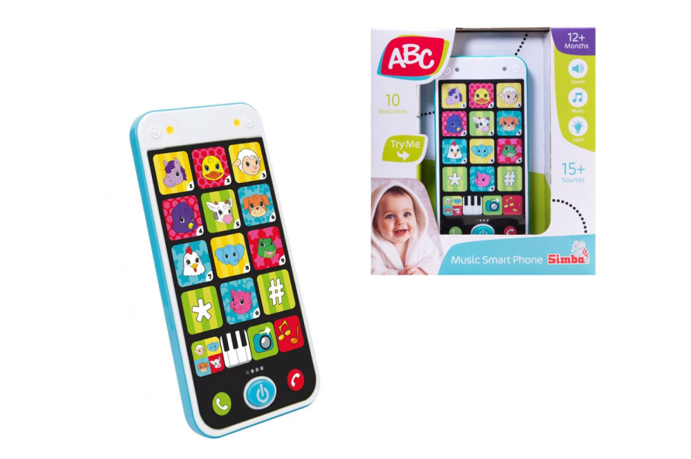 ABC TELEFON INTELIGENT CU MUZICA SI LUMINI BEBE [3]