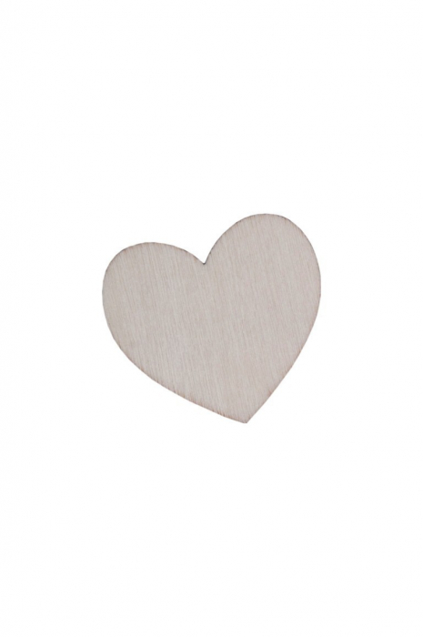 Figurina inima din lemn pentru activitati crafts,20 bucati set