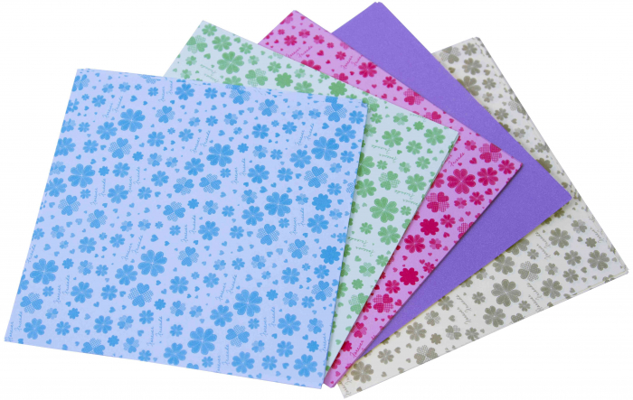 Hartie origami pentru activitati crafts,15x15mm,4 culori,80 bucati