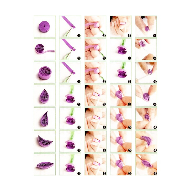 Accesorii creatie hartie Quilling,10x500mm+ac, diverse culori intense,250 coli [2]