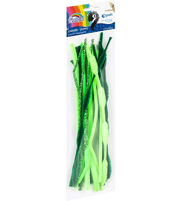 Accesorii creatie sarma plusata verde,30 cm,20 bucati set