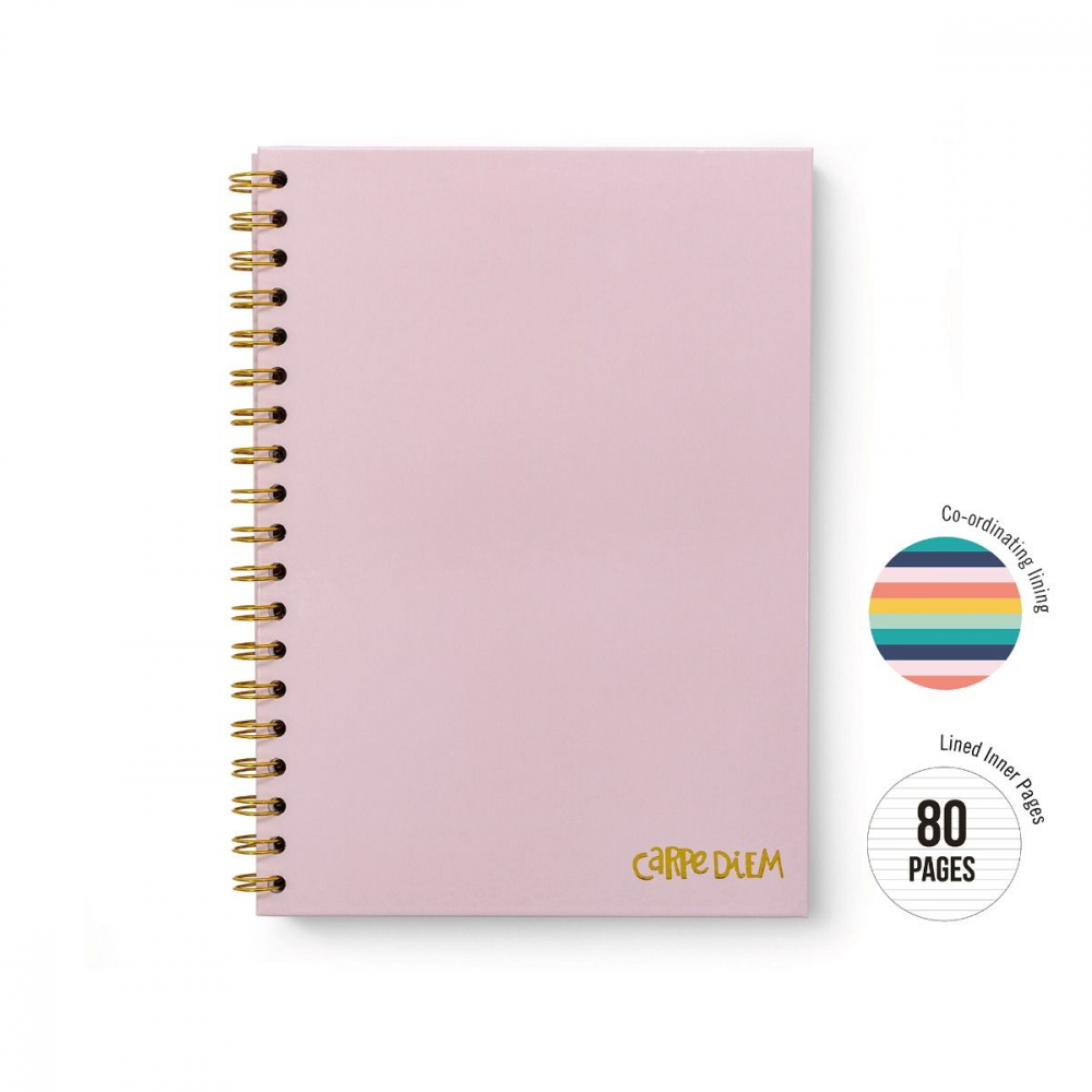 Agenda cu spirala și separatoare Pukka Pad Balerina Pink, B5, 160 pagini [4]