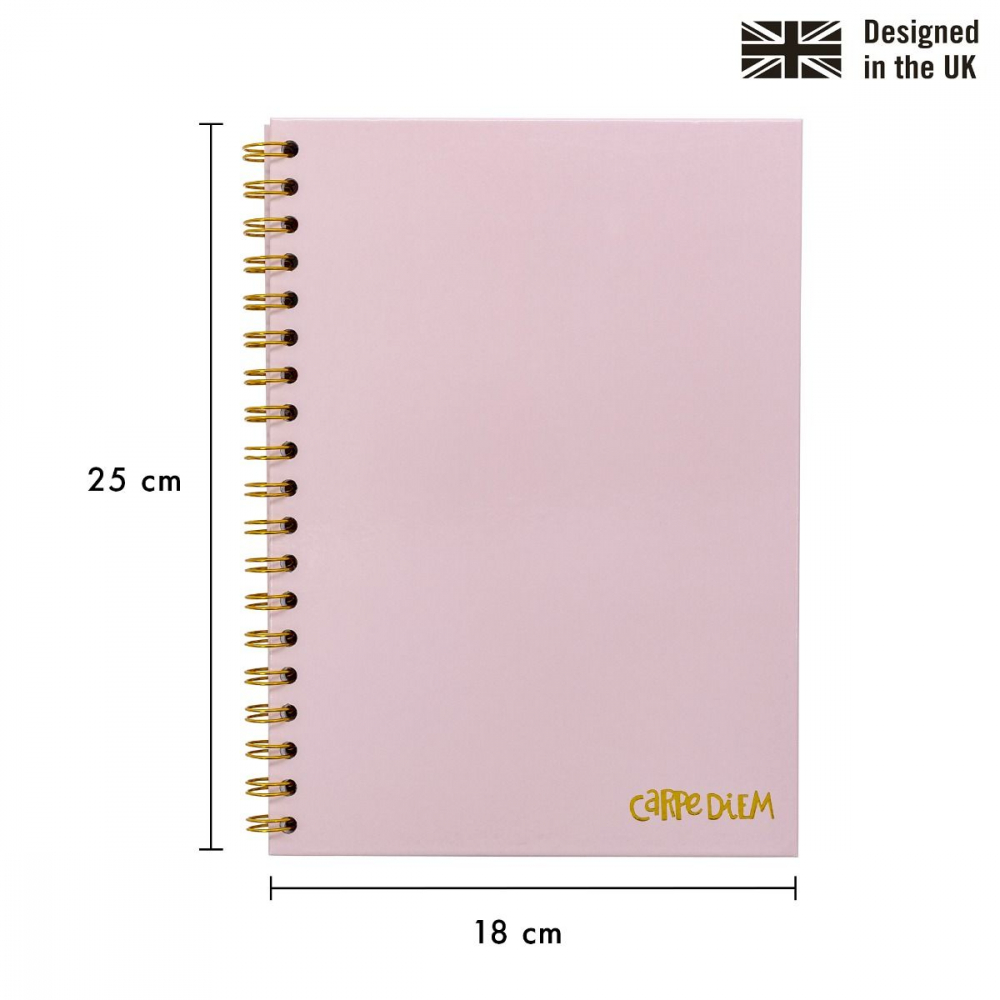 Agenda cu spirala și separatoare Pukka Pad Balerina Pink, B5, 160 pagini [3]