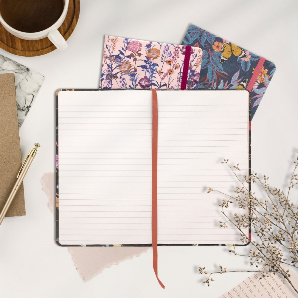 Agenda Pukka Pad Bloom A5, 192 File Dictando, Hârtie 80g, Copertă Cartonată, 13x21 cm [3]