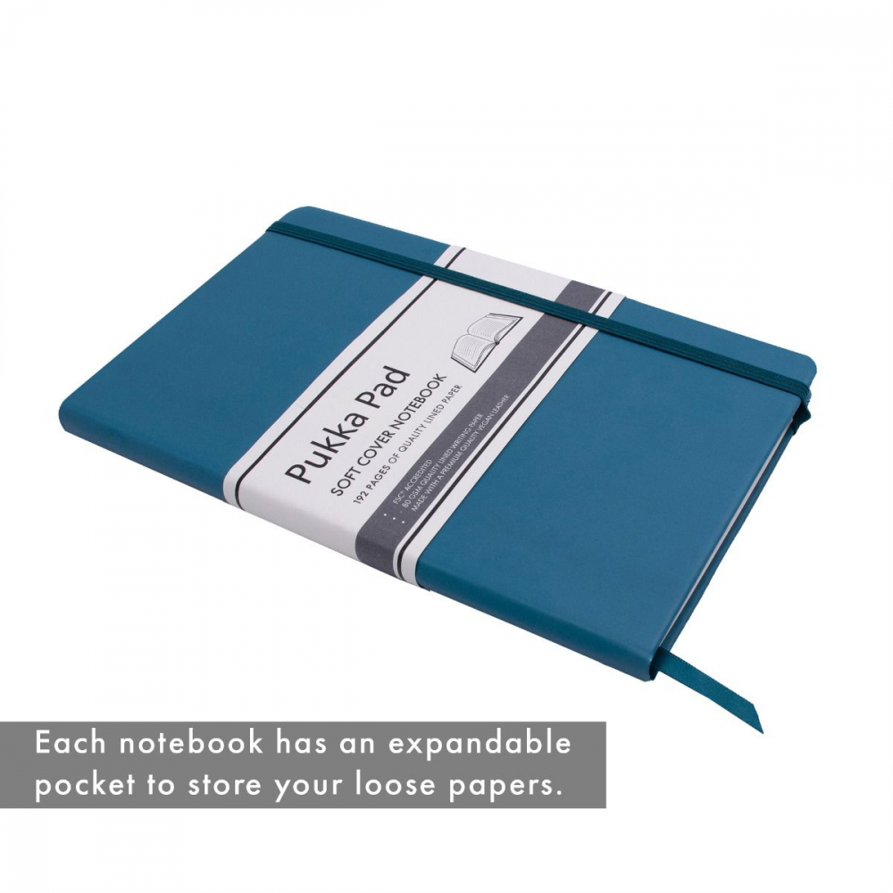 Agenda Pukka Pad Signature PU coperta soft A5 dictando, 192 pag, 80 g, FSC, 21.5 x 13.5 cm [5]