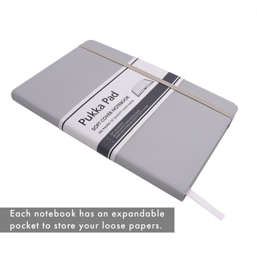Agenda Pukka Pad Signature PU coperta soft A5 dictando, 192 pag, 80 g, FSC, 21.5 x 13.5 cm [4]