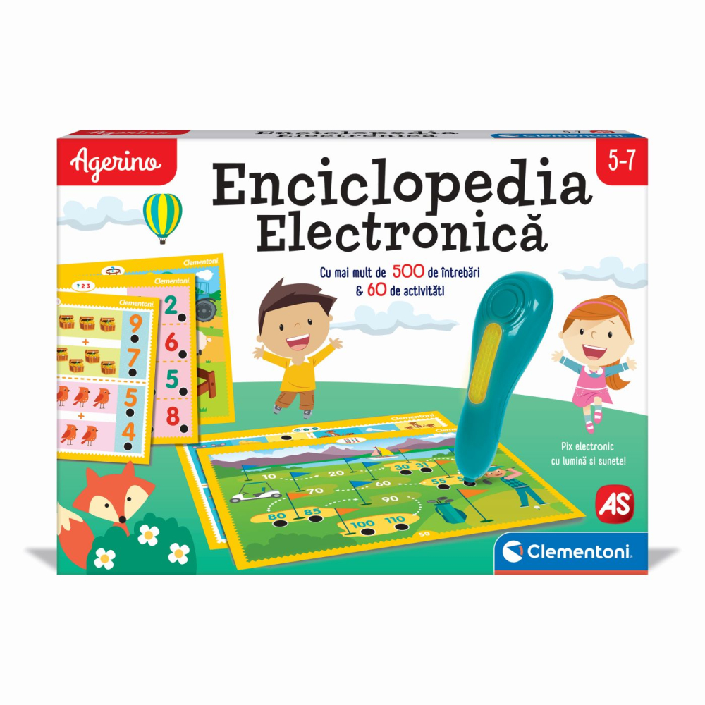 AGERINO ENCICLOPEDIA ELECTRONICA CU STILOU 5 7 ANI