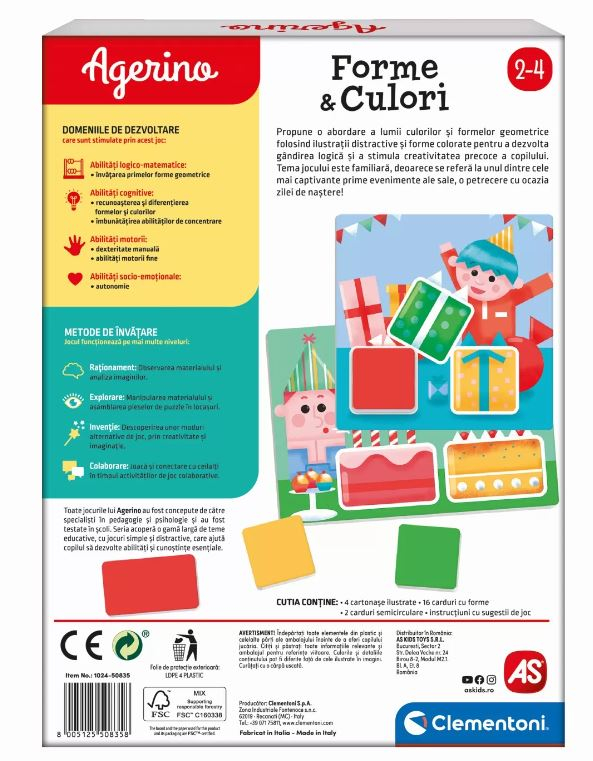 Joc educativ descoperirea geometriei-Forme si culori,2-4 ani [5]
