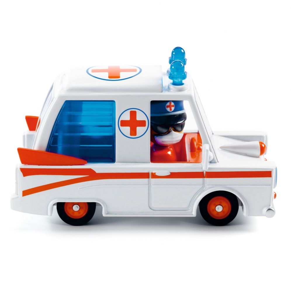 Ambulanta Hurry Ambulance Colectia Crazy Motors, Djeco [2]