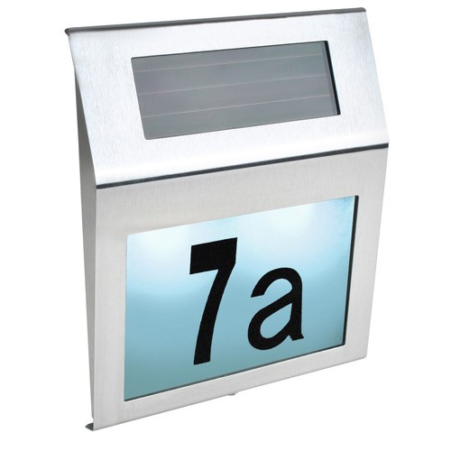 Aplica solara cu led pentru iluminarea numarului de la casa,20x18 cm [5]