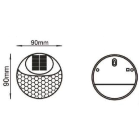 Aplica solara Led de exterior pentru perete [2]