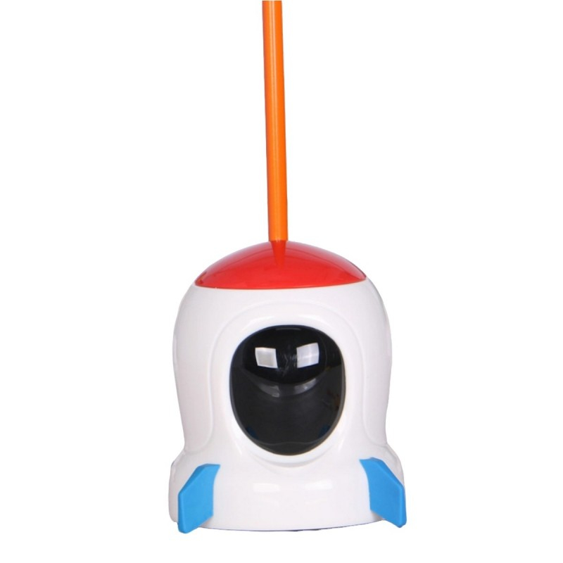 Ascutitoare electrica pentru creioane, alimentare 4 baterii AA neincluse, 1 orificiu, 6-8mm, plastic, alb [2]