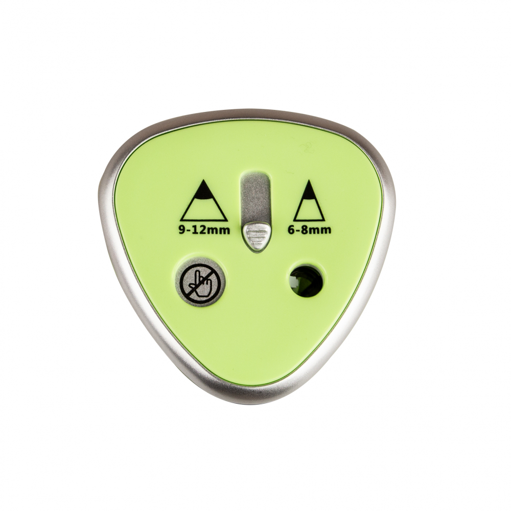 Ascutitoare Strigo dubla electrica pentru creioane,alimentare 4 baterii AA neincluse,verde deschis [3]