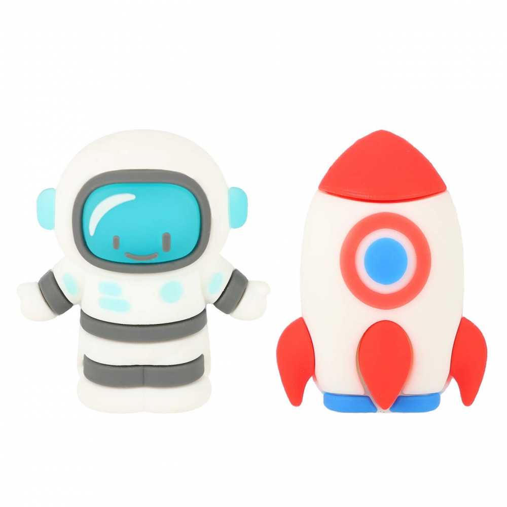 Ascuțitoare Strigo un orificiu cu recipient – astronaut/rachetă [3]