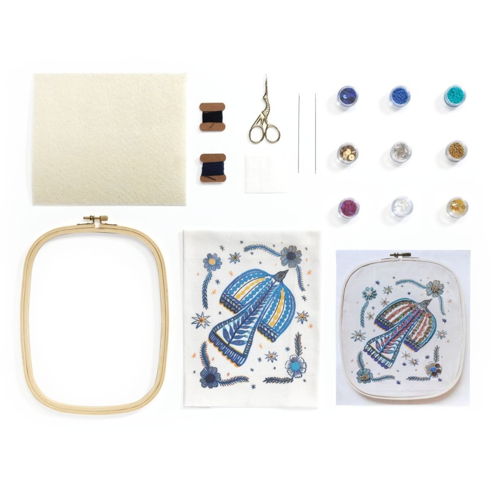 Atelier creativ 59 pentru adulti Broderie cu margele, Djeco [4]