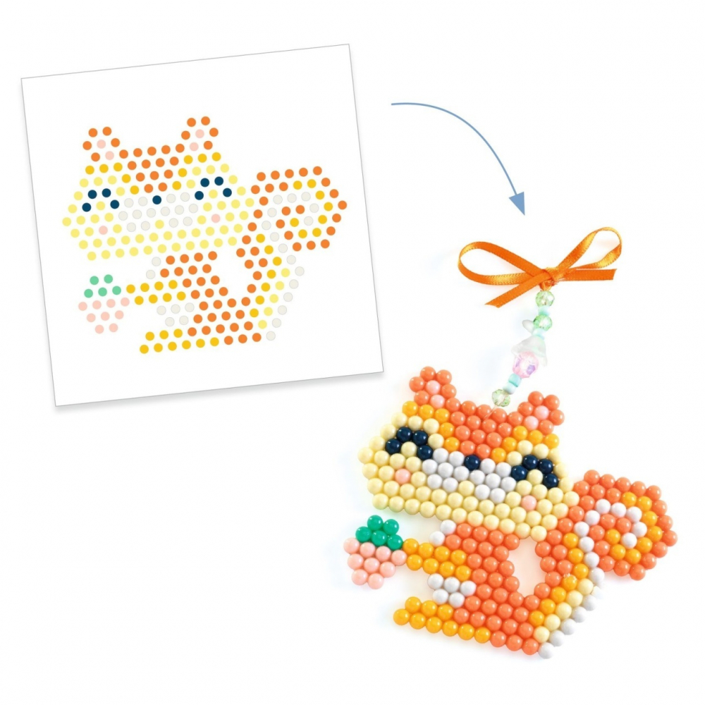 Atelier creativ cu margele Animalute norocoase, Djeco [3]