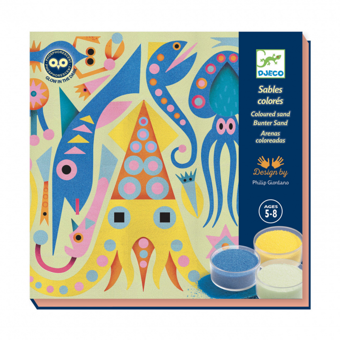 Atelier creativ cu nisip fluorescent [2]