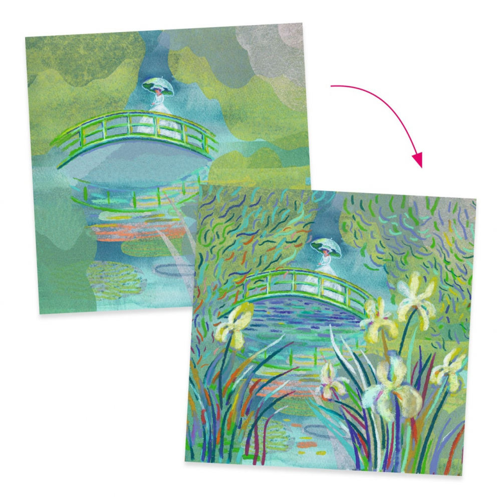 Atelier creativ Lacul cu nuferi Inspired by Monet, Djeco [4]