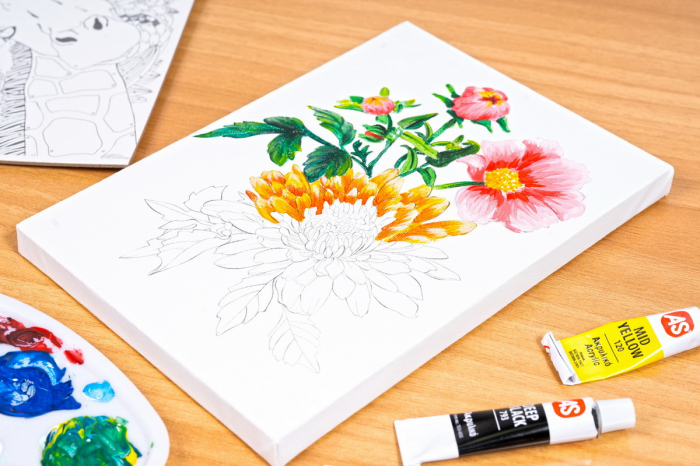 Atelier de pictura acrylic mini natura [5]