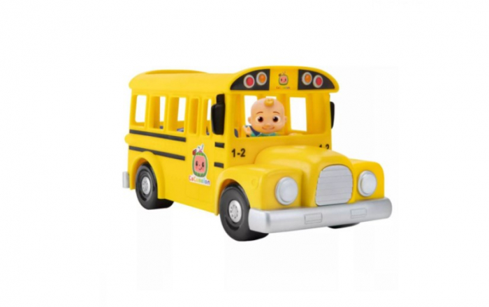 Autobuz Școlar Cocomelon cu Sunet și Figurină JJ [5]