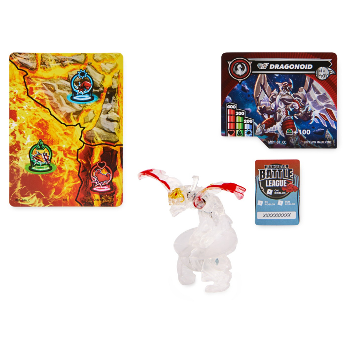Bakugan Pachet de Baza Titanium Dragonoid Alb  [2]