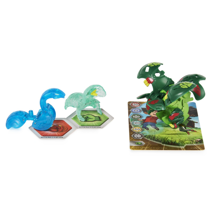 Bakugan Platinum Powerup S4 - Griswing Nano Shadow și Nano Lancer [6]