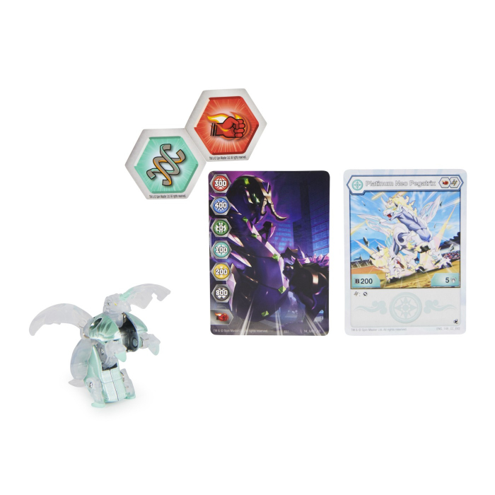 Bakugan S4 Figurină Metalică Neo Pegatrix Alb  [2]