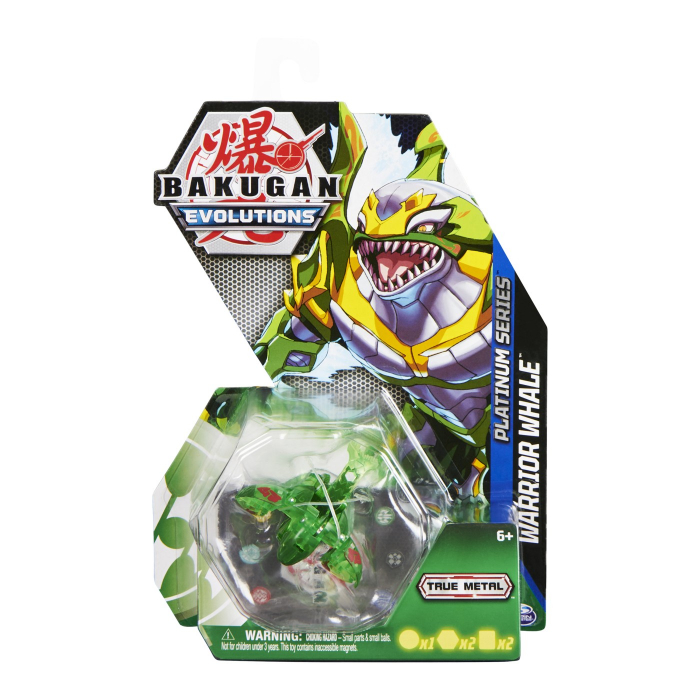 Bakugan S4 Figurină Metalică Warrior Whale  [1]