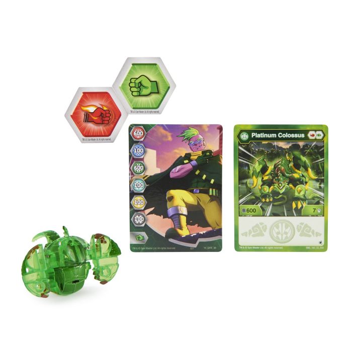 Bakugan S4 Figurină Metalică Warrior Whale  [2]