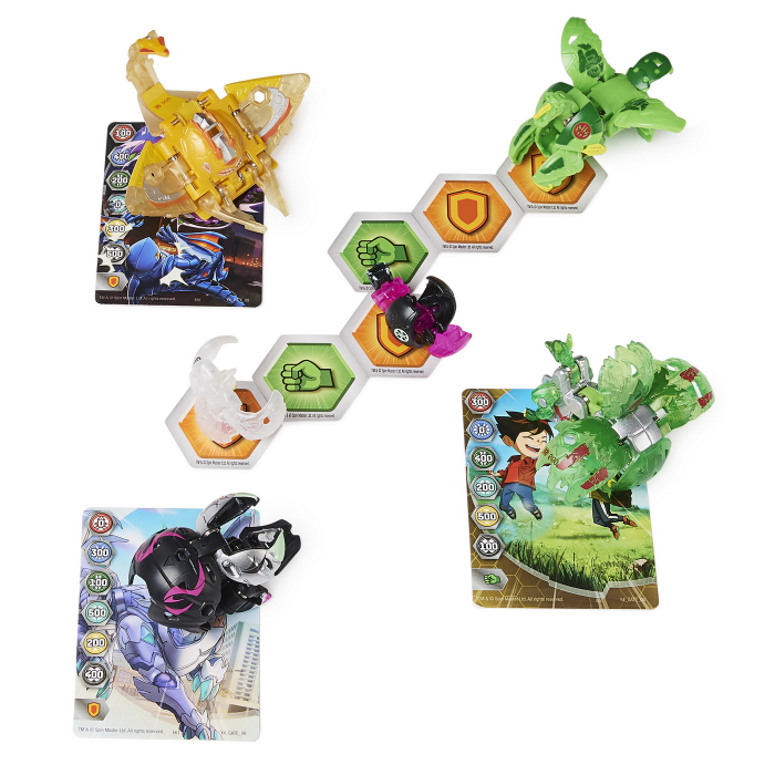 Bakugan s4 pachet starter 4 piese blitz fox [5]