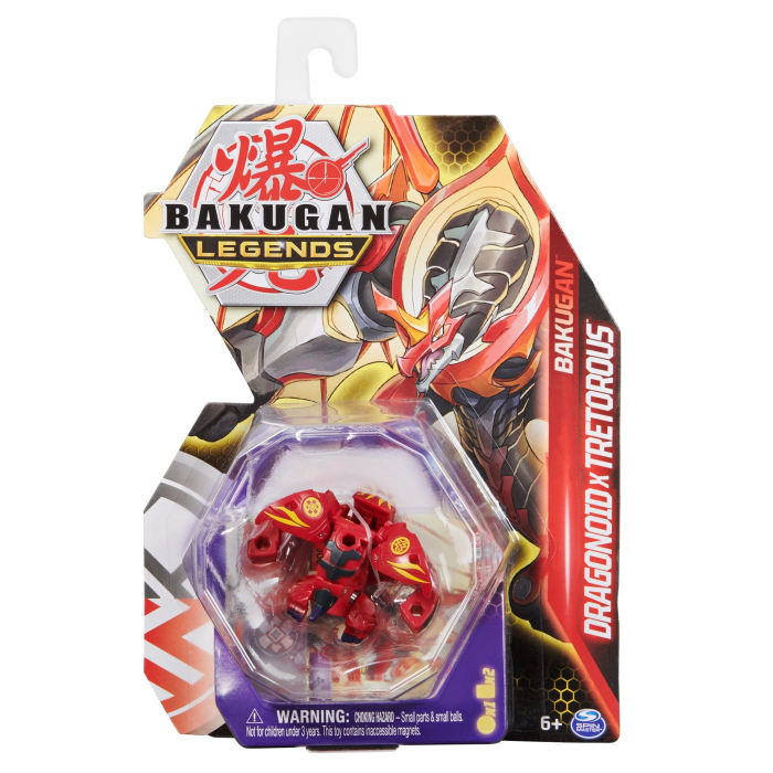 Bakugan S5 Bila Clasica Dragonoid Tretorous Rosu