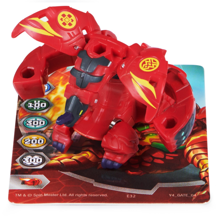 Bakugan S5 Bila Clasică Dragonoid Tretorous Roșu  [4]