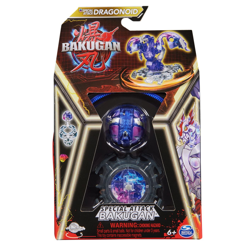 BAKUGAN SET SPECIAL ATTACK DRAGONOID ALBASTRU
